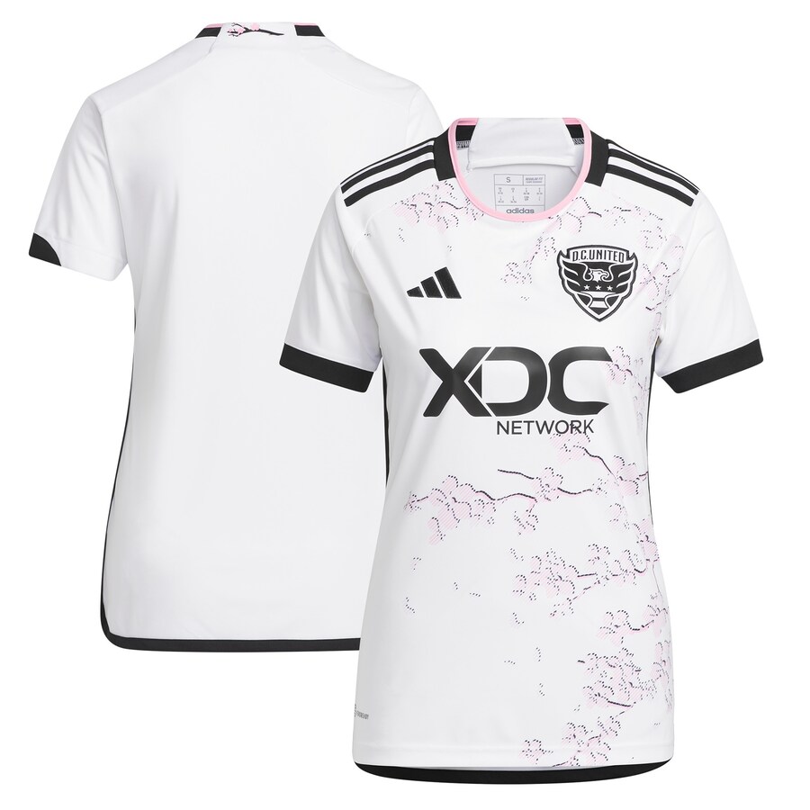 Women's D.C. United adidas White 2023 The Cherry Blossom Kit Replica Jersey