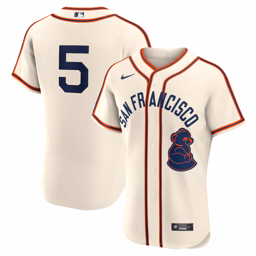 Men's San Francisco Giants Mike Yastrzemski Nike Cream 2024 Rickwood Classic Authentic Player Jersey