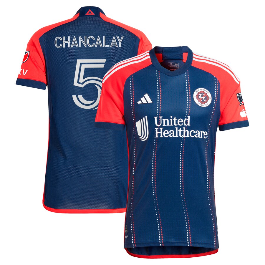 Men's New England Revolution Tomás Chancalay adidas Navy 2024 Boston Tea Party Authentic Player Jersey