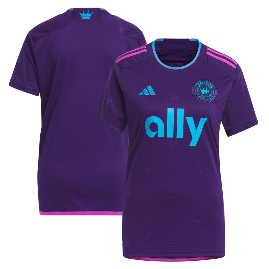 Women's Charlotte FC adidas Purple 2023 Crown Jewel Kit Replica Jersey