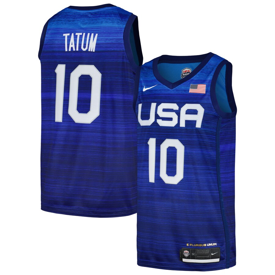 Men's Team USA Jayson Tatum Nike Navy Swingman Player Jersey