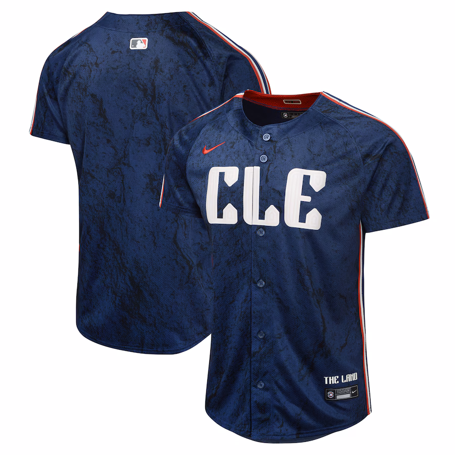 Youth Cleveland Guardians Nike Navy 2024 City Connect Limited Jersey