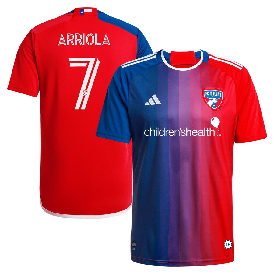 Men's FC Dallas Paul Arriola adidas Navy 2024 After Burner Replica Player Jersey