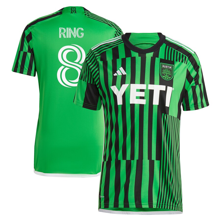 Men's Austin FC Alexander Ring adidas Green 2024 Las Voces Kit Replica Player Jersey