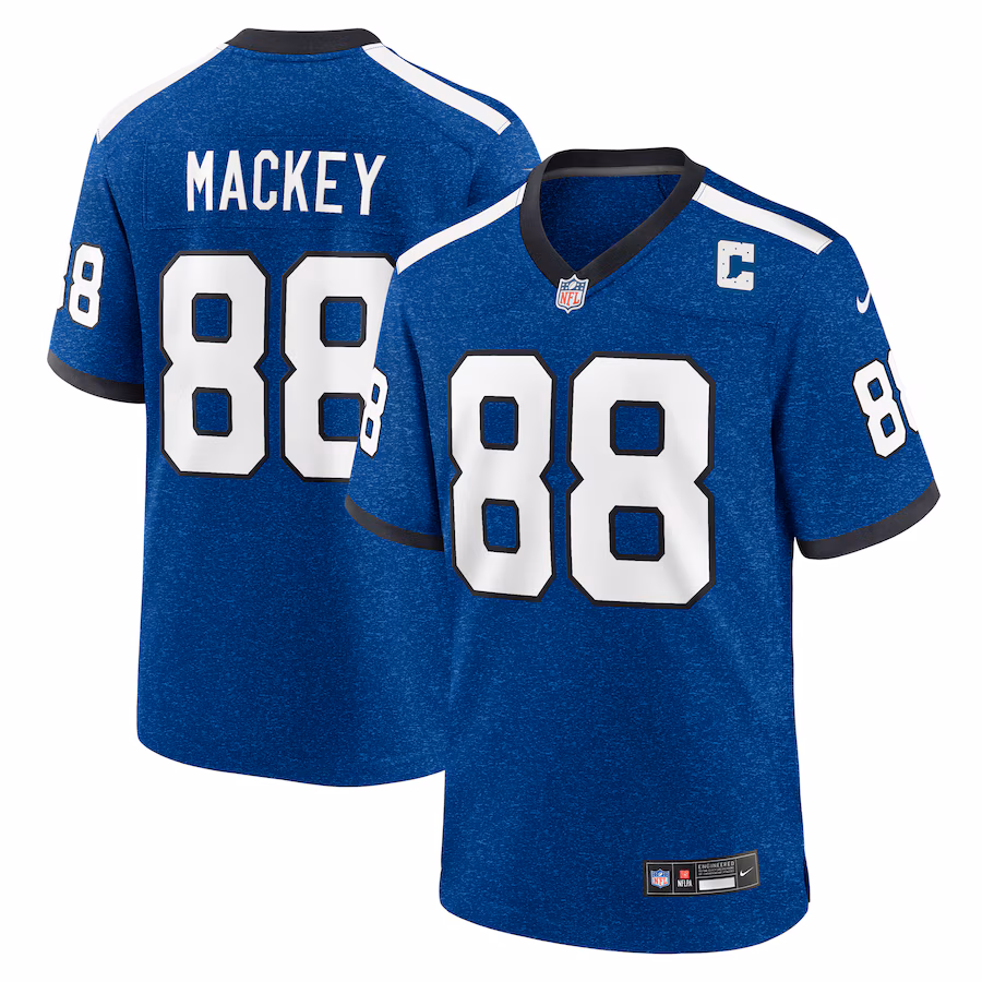 Men's Indianapolis Colts John Mackey Nike Royal Indiana Nights Alternate Game Jersey