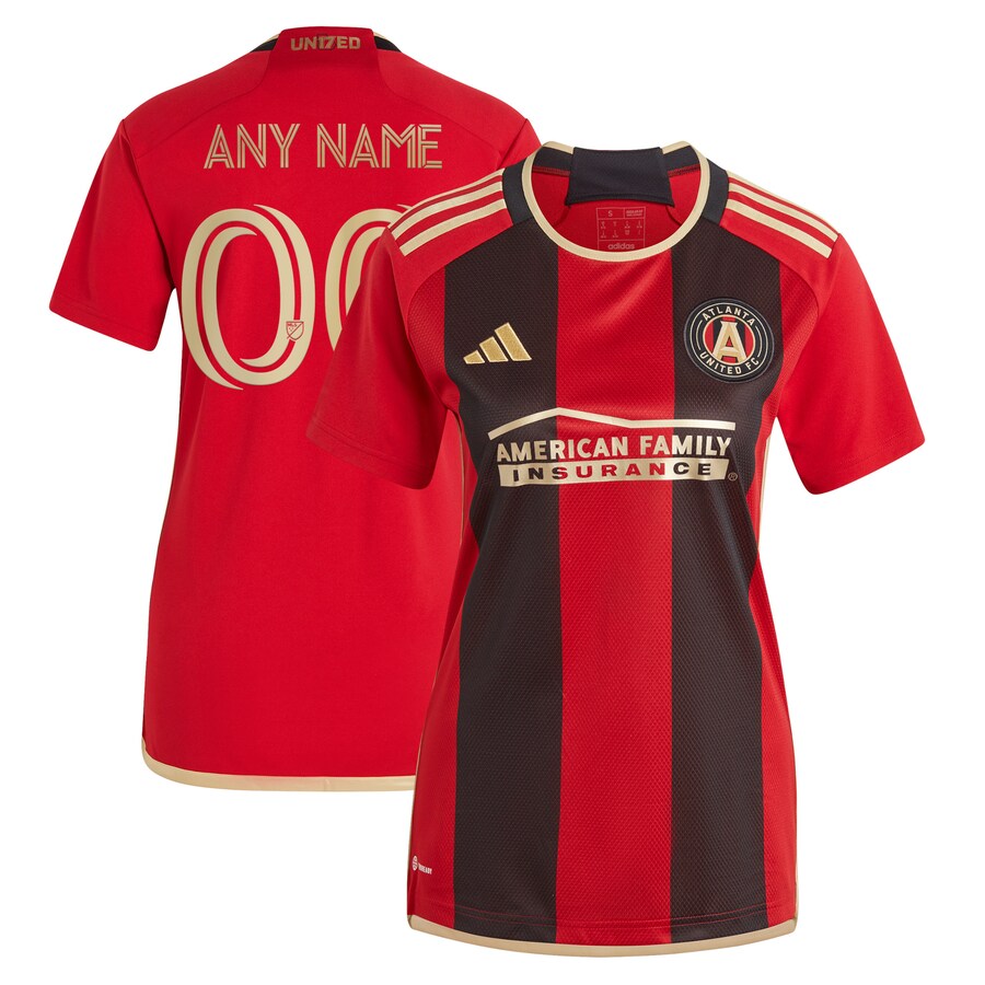 Women's Atlanta United FC adidas Black 2023 The 17s' Kit Replica Custom Jersey