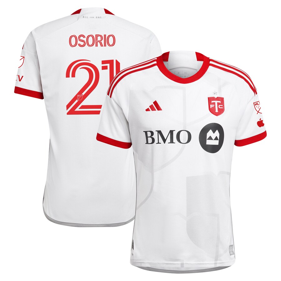 Men's Toronto FC Jonathan Osorio adidas White 2024 GTA Kit Authentic Player Jersey
