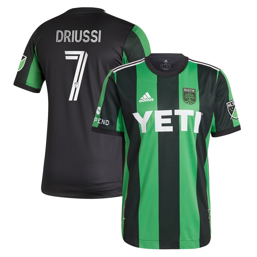 Men's Austin FC Sebastián Driussi adidas Black 2021 Primary Authentic Player Jersey