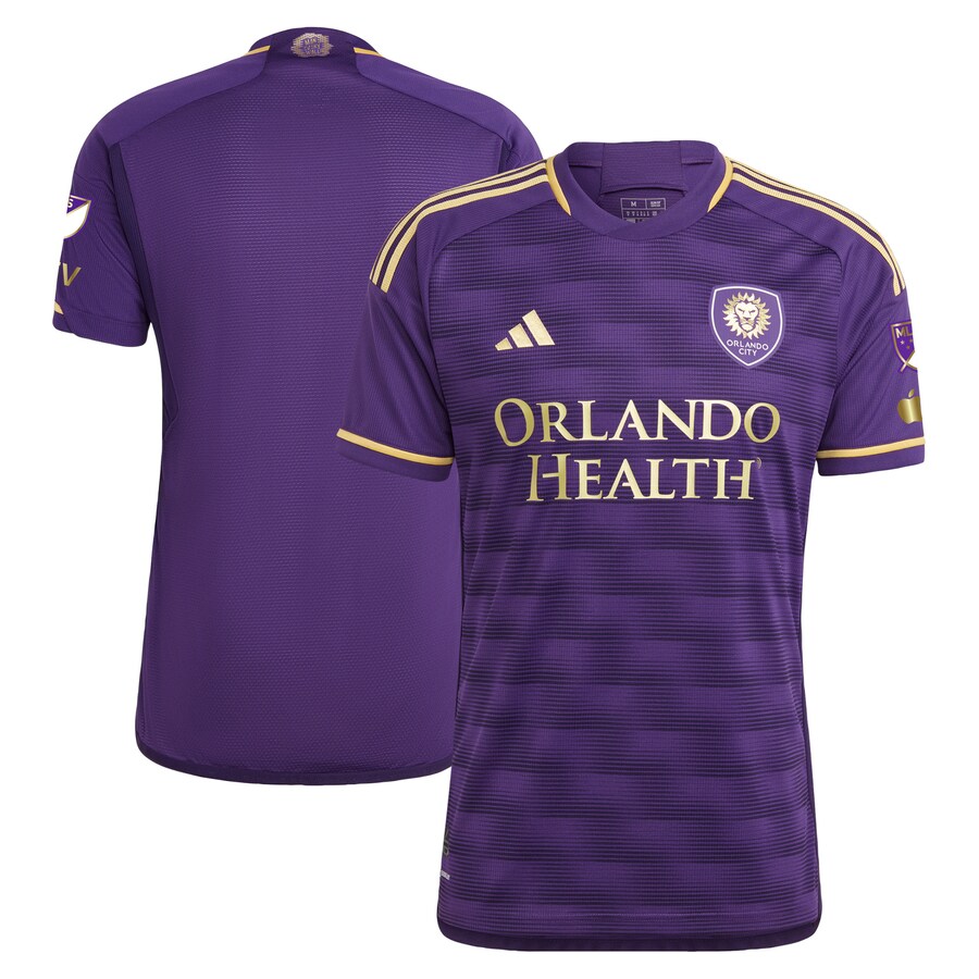 Men's Orlando City SC adidas Purple 2023 The Wall Kit Authentic Jersey