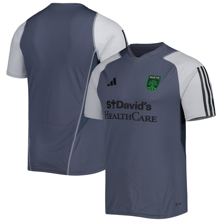 Men's Austin FC adidas Gray 2023 On-Field Training Jersey