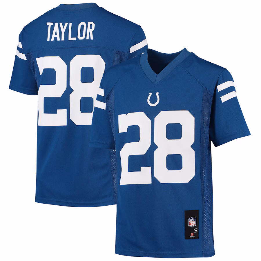 Youth Indianapolis Colts Jonathan Taylor Royal Replica Player Jersey