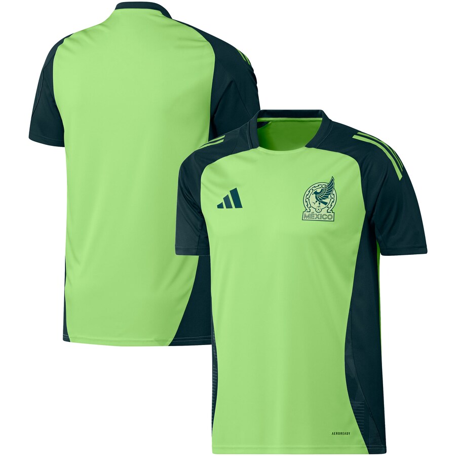 Men's Mexico National Team adidas Green 2024 AEROREADY Training Jersey
