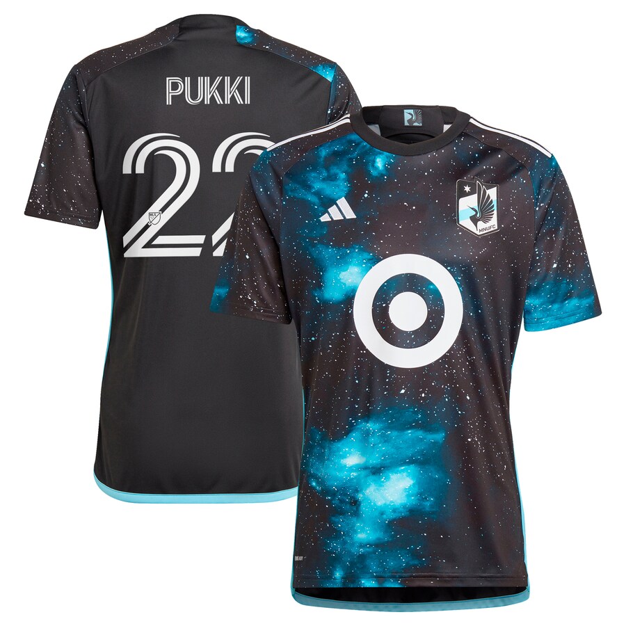 Men's Minnesota United FC Teemu Pukki adidas Black 2024 Starry Night Replica Player Jersey