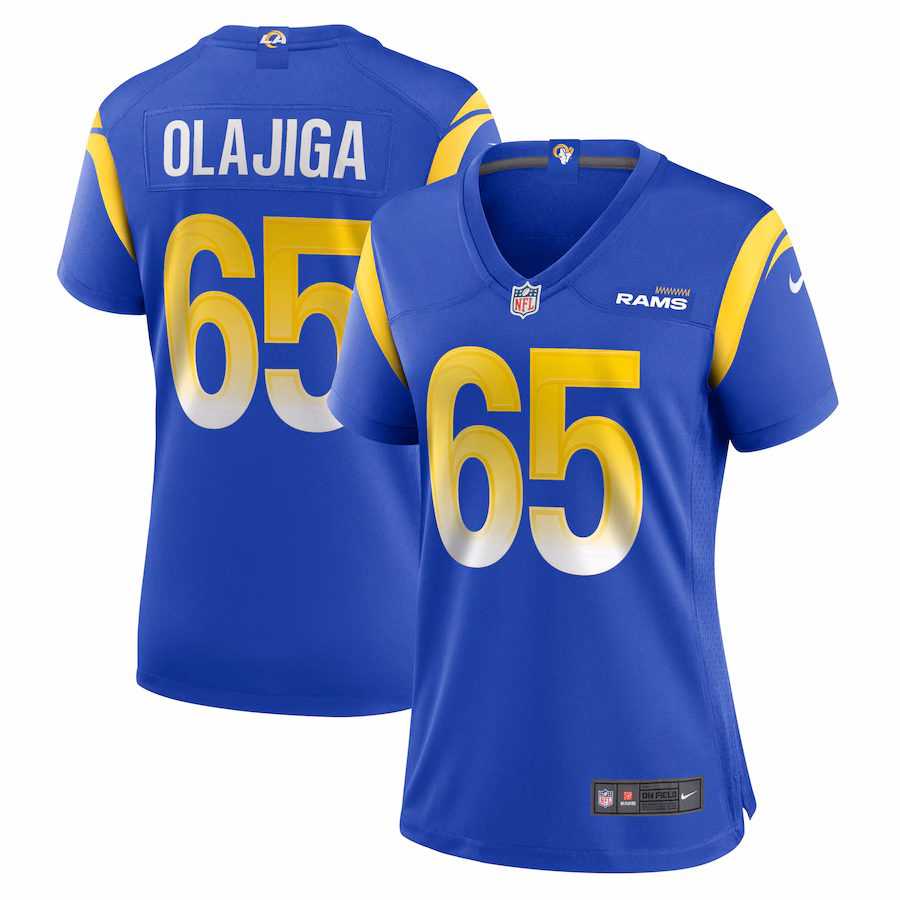 Women's Los Angeles Rams David Olajiga Nike  Royal Game Jersey