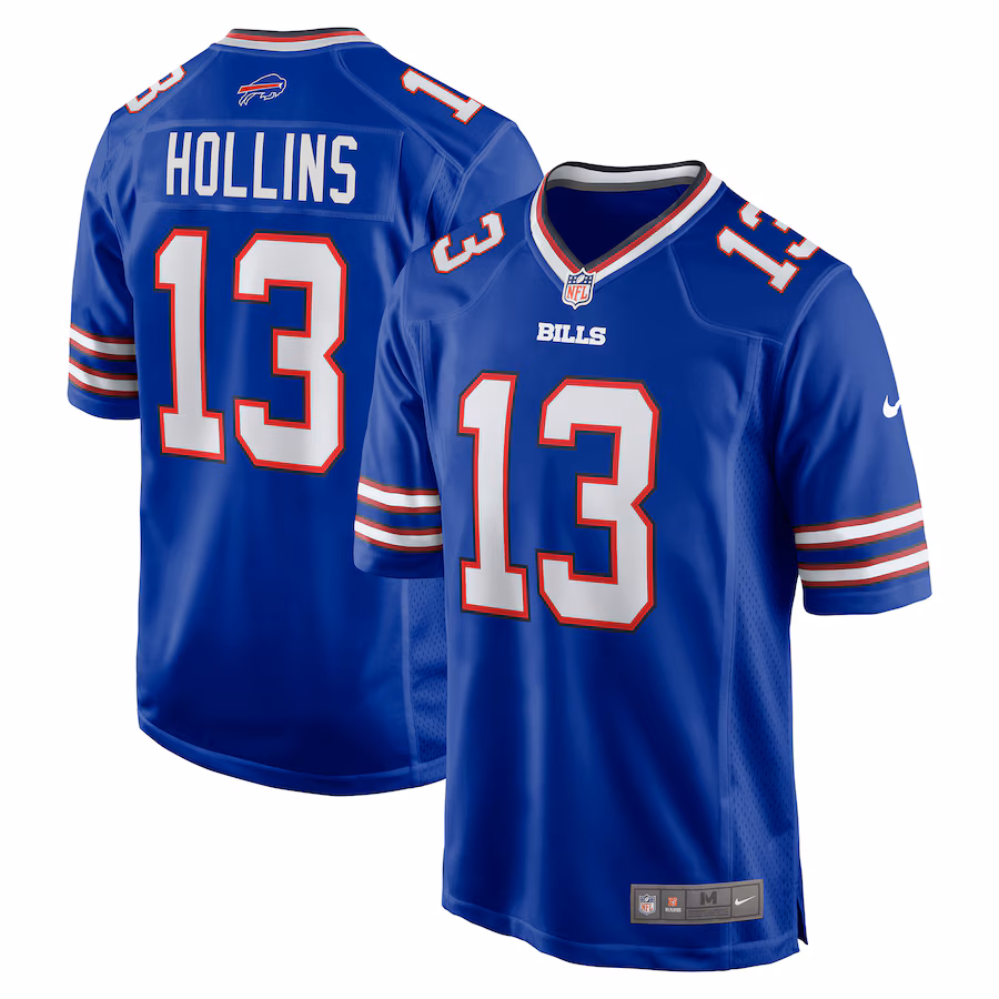 Men's Buffalo Bills Mack Hollins Nike  Royal  Game Jersey