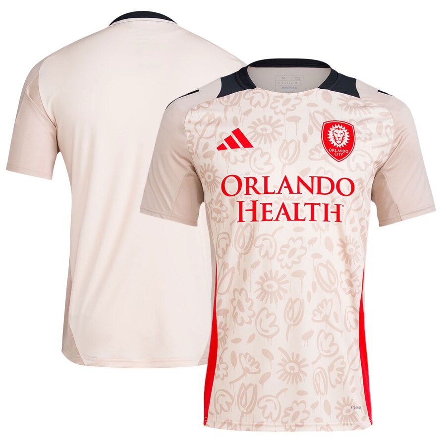 Men's Orlando City SC adidas Brown 2024 One Planet Pre-Match Top