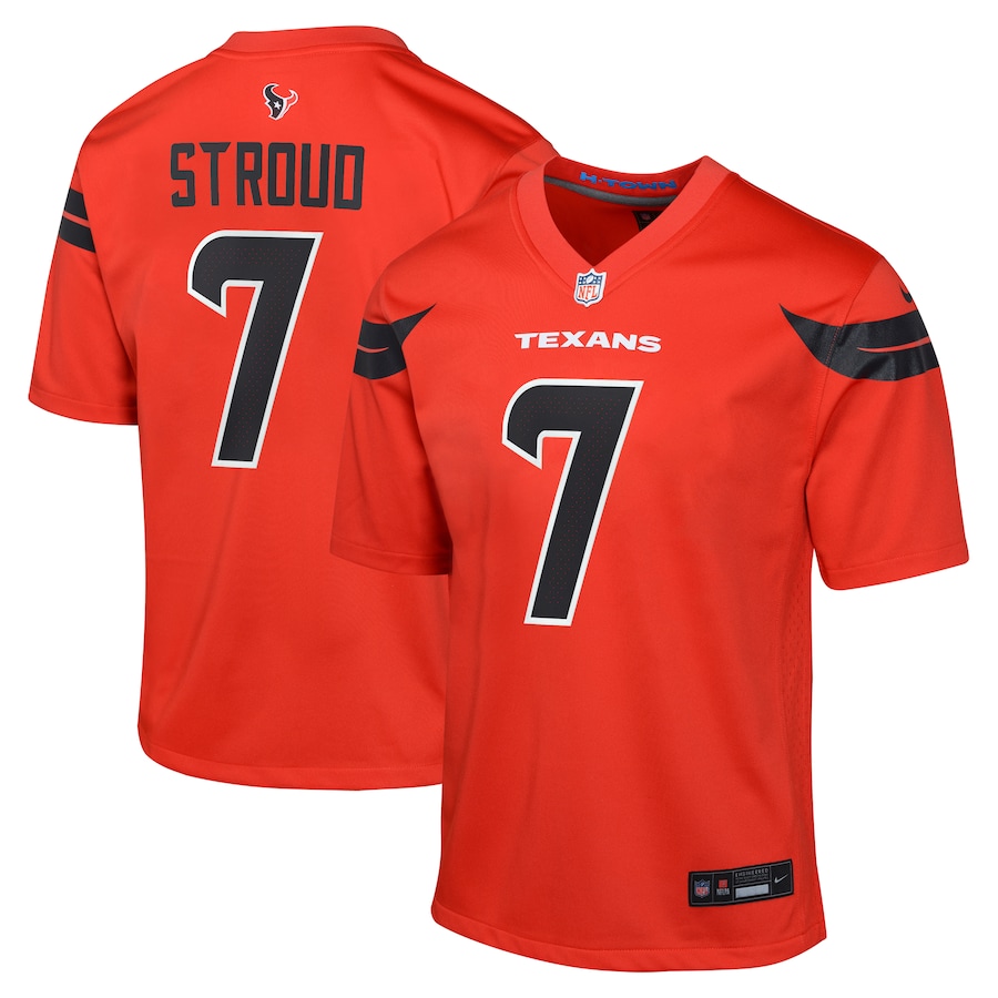 Youth Houston Texans C.J. Stroud Nike Red Alternate Game Jersey