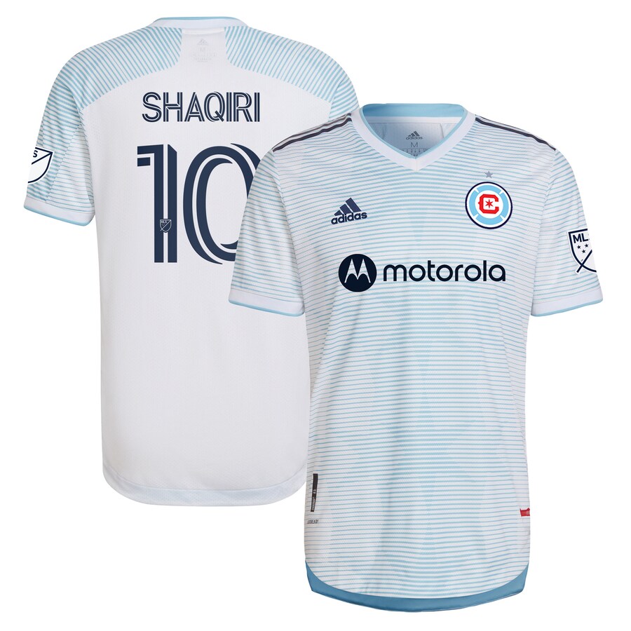 Men's Chicago Fire adidas White 2022 Lakefront Kit Authentic Player Jersey