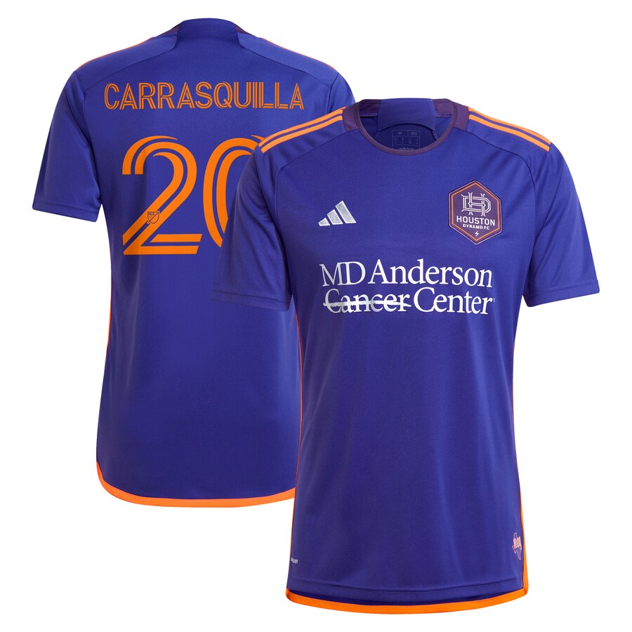 Men's Houston Dynamo FC Adalberto Carrasquilla adidas Purple 2024 Still Holdin' Replica Player Jersey