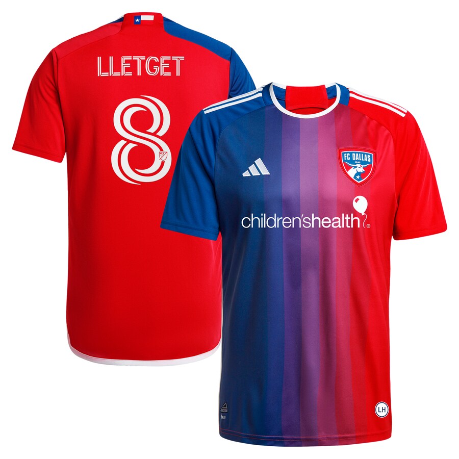 Men's FC Dallas Sebastian Lletget adidas Navy 2024 After Burner Replica Player Jersey