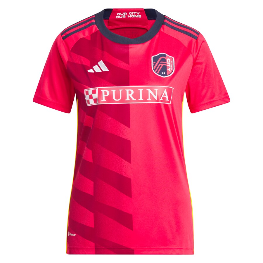 Women's St. Louis City SC Aziel Jackson adidas Red 2024 The Spirit Kit Replica Player Jersey