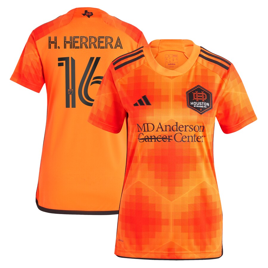 Women's Houston Dynamo FC Héctor Herrera adidas Orange 2023 El Sol Replica Jersey