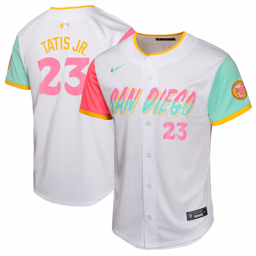 Youth San Diego Padres Fernando Tatis Jr. Nike White City Connect Limited Player Jersey