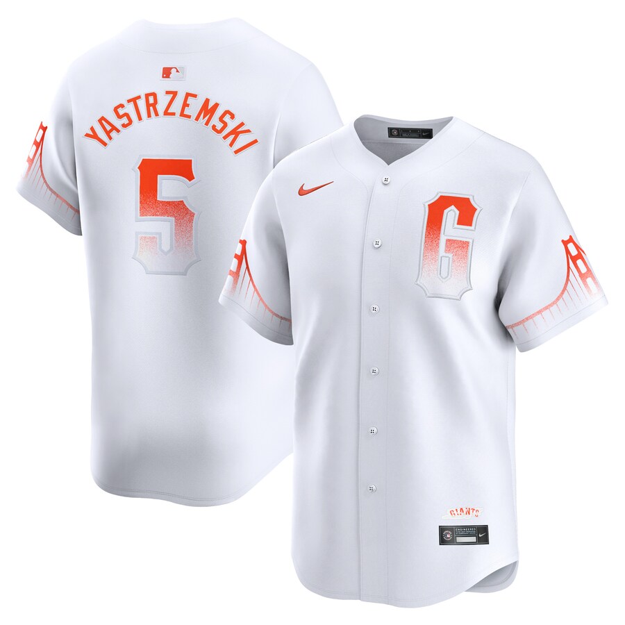 Men's San Francisco Giants Mike Yastrzemski Nike White City Connect Limited Player Jersey