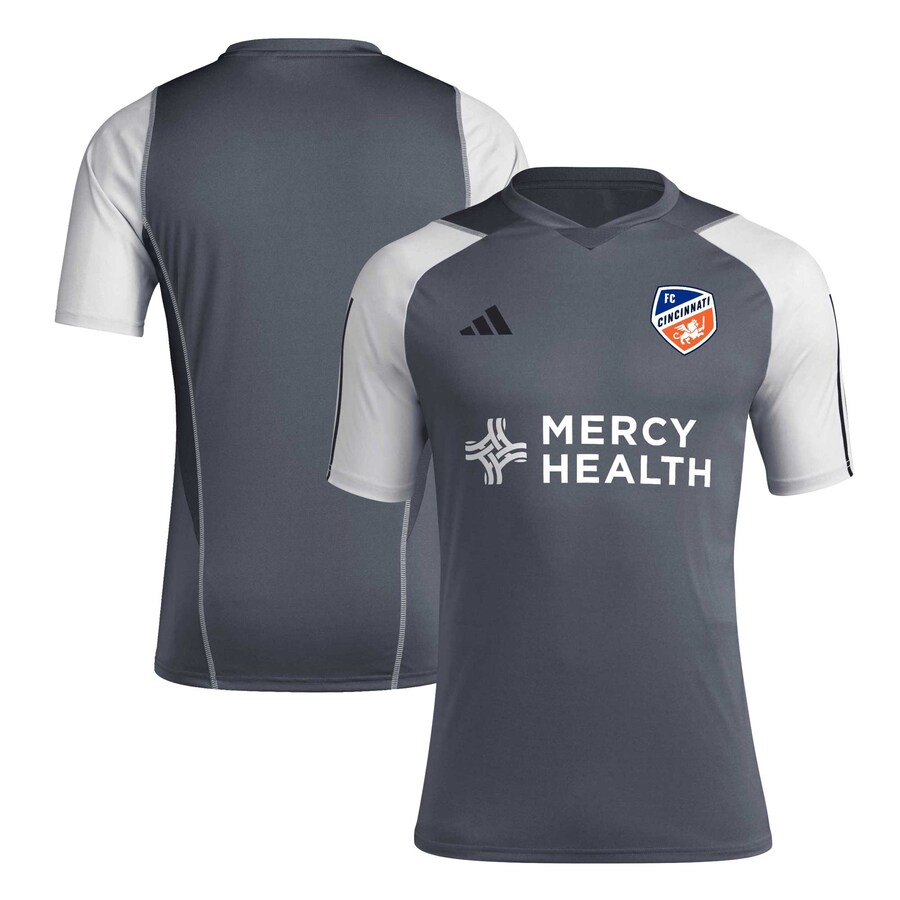 Men's FC Cincinnati adidas Gray 2024 AEROREADY Training Jersey