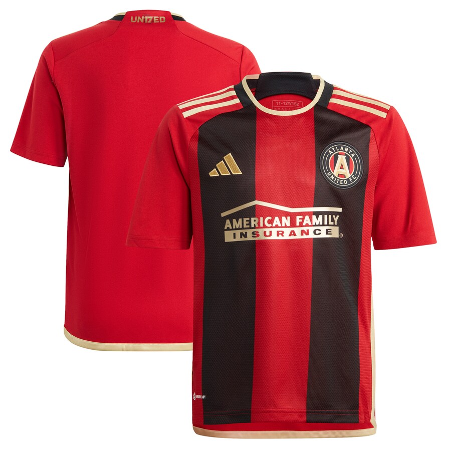 Youth Atlanta United FC adidas Black 2023 The 17s' Kit Replica Jersey