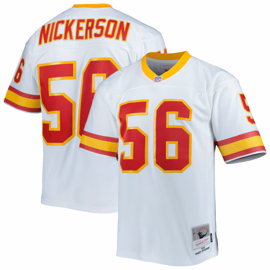 Men's Tampa Bay Buccaneers Hardy Nickerson Mitchell & Ness White Legacy Replica Jersey