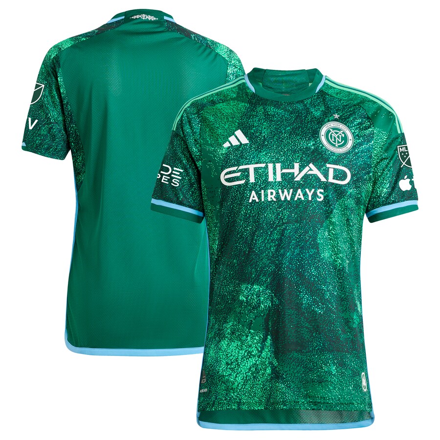 Men's New York City FC  adidas Green 2023 The Parks Authentic Jersey