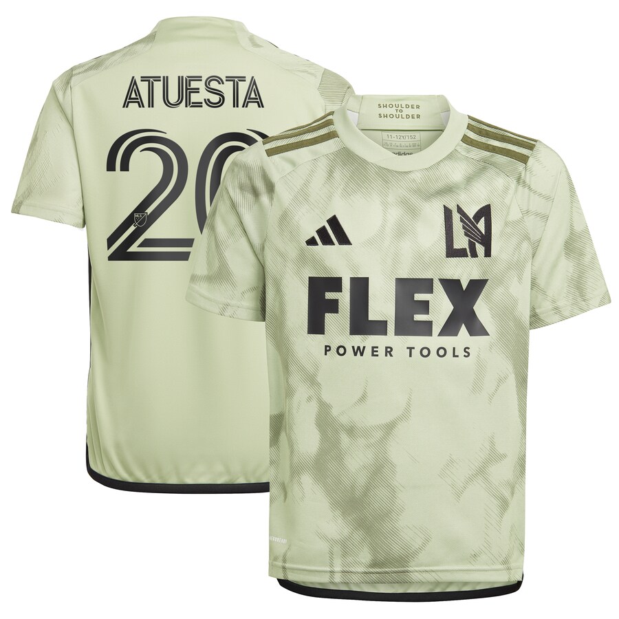 Youth LAFC Eduard Atuesta adidas Green 2024 Smokescreen Replica Player Jersey