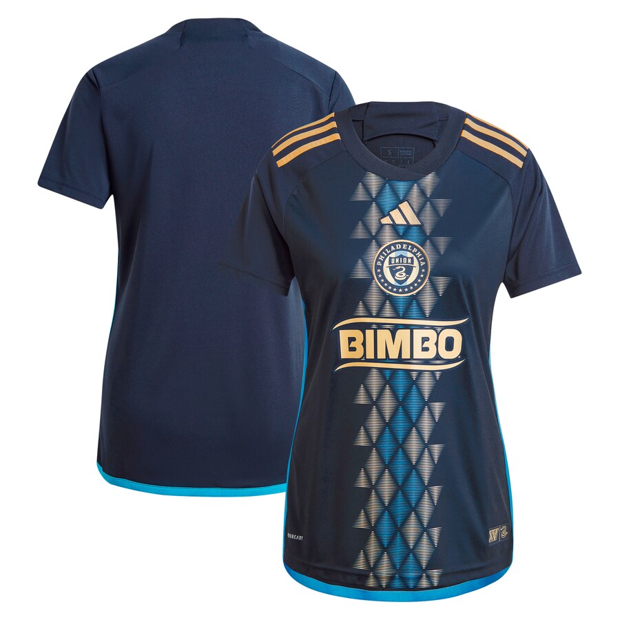 Women's Philadelphia Union  adidas Navy 2024 The XV Kit Replica Jersey