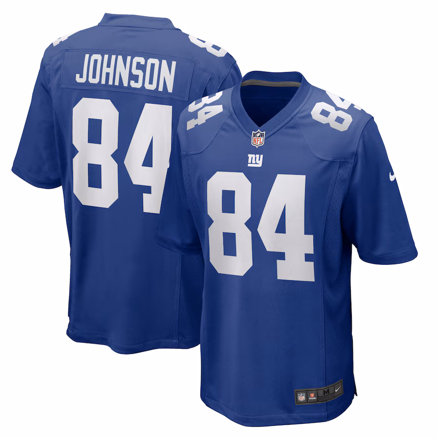 Men's New York Giants Marcus Johnson Nike Royal Home Game Player Jersey