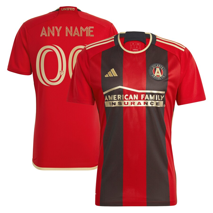 Men's Atlanta United FC adidas Black 2023 The 17s' Kit Replica Custom Jersey