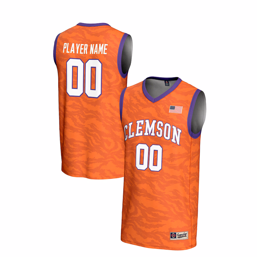 Clemson Tigers GameDay Greats Unisex NIL Pick-A-Player Men's Basketball Lightweight Jersey - Orange