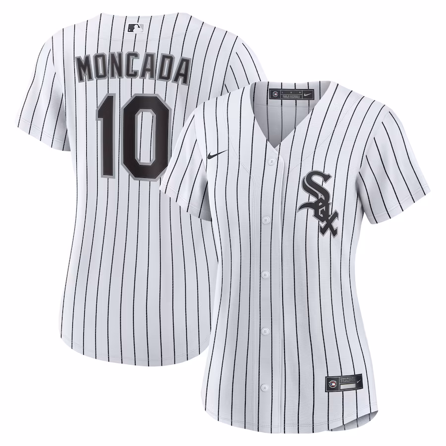 Women's Chicago White Sox Yoán Moncada Nike White Home Replica Player Jersey