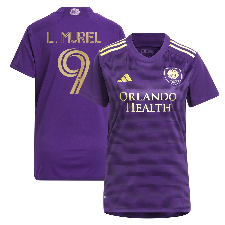Women's Orlando City SC Luis Muriel adidas Purple 2024 The Wall Kit Replica Player Jersey