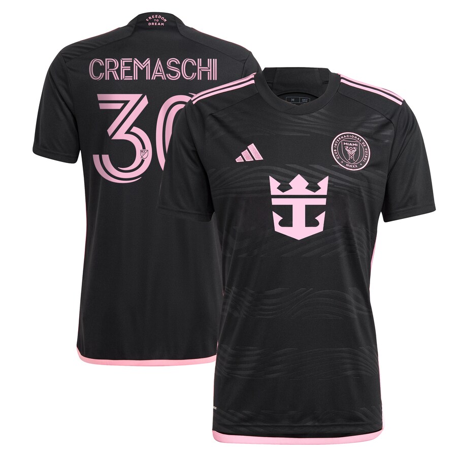 Men's Inter Miami CF Benjamin Cremaschi adidas Black 2024 La Noche Replica Player Jersey
