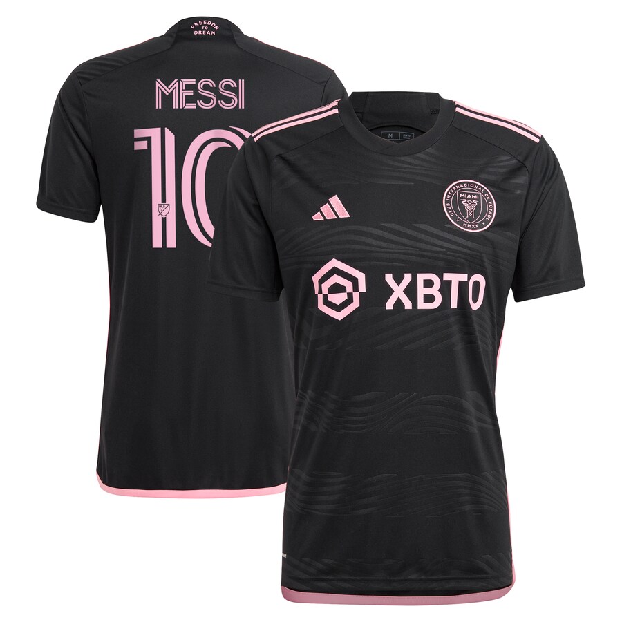 Men's Inter Miami CF Lionel Messi adidas Black 2023 La Noche Replica Jersey