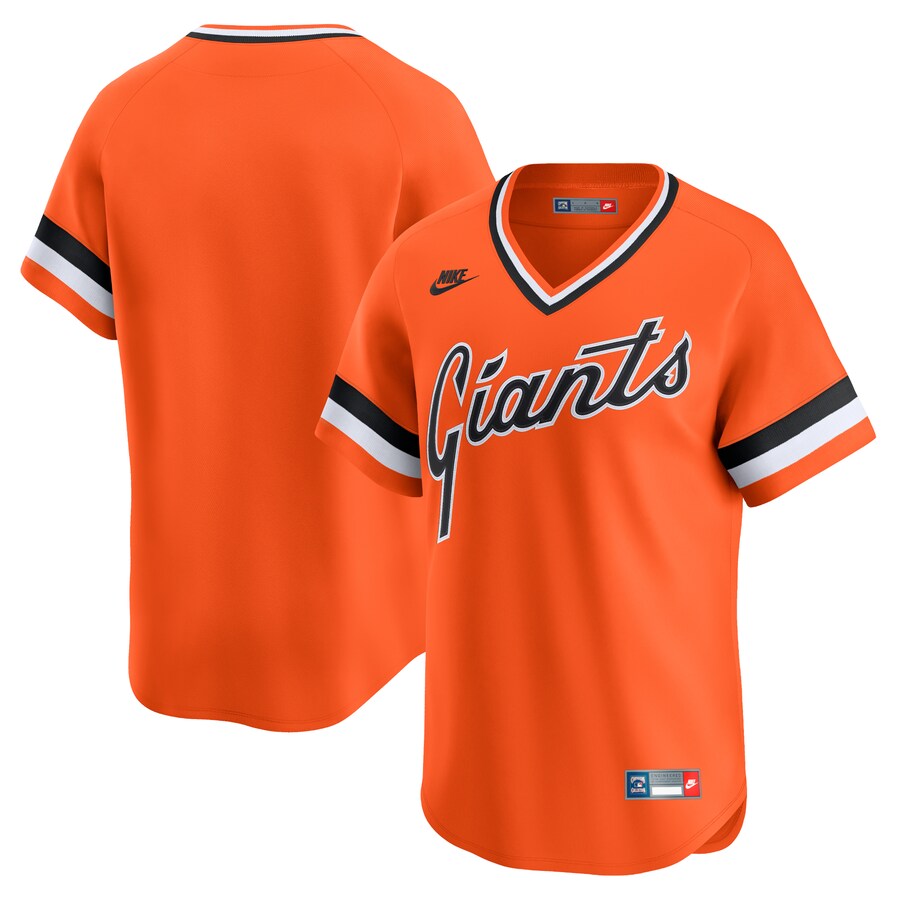 Men's San Francisco Giants Nike Orange Cooperstown Collection Limited Jersey