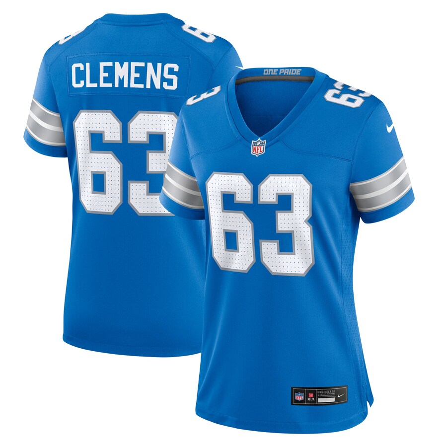 Women's Detroit Lions Duke Clemens Nike  Blue Game Jersey