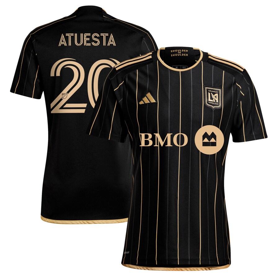 Men's LAFC Eduard Atuesta adidas Black 2024 Primary Replica Player Jersey