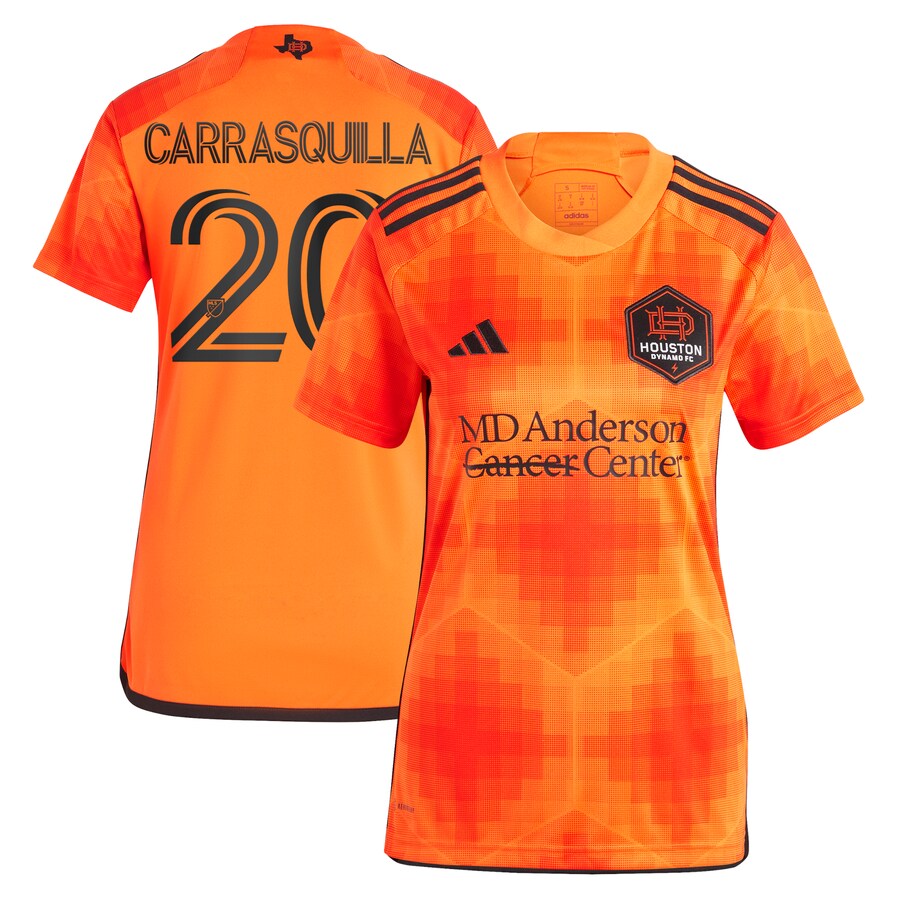 Women's Houston Dynamo FC Adalberto Carrasquilla adidas Orange 2023 El Sol Replica Jersey