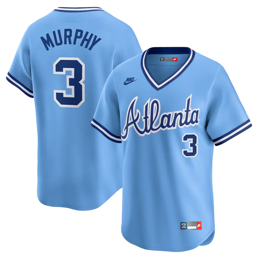 Women's Atlanta Braves Nike Royal Dale Murphy Throwback Cooperstown Limited Jersey