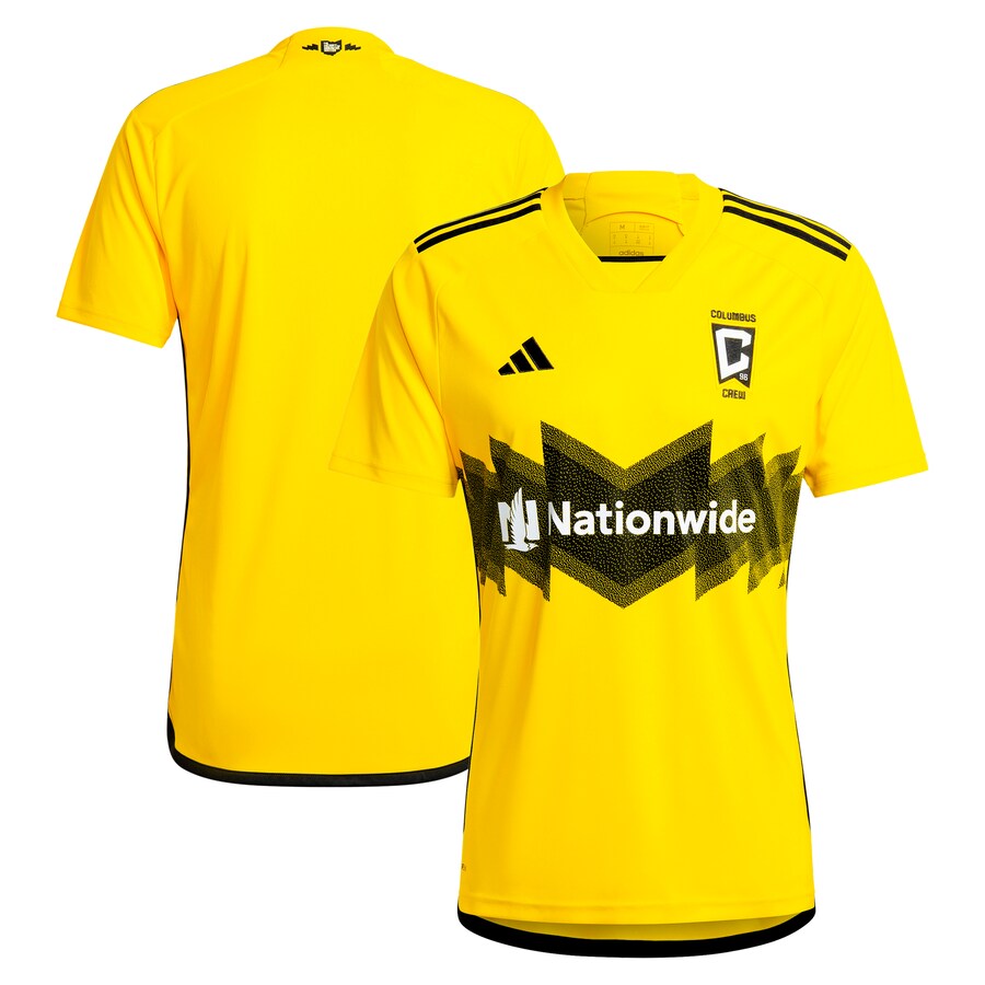 Men's Columbus Crew  adidas Yellow 2024 The Home Kit Replica Jersey