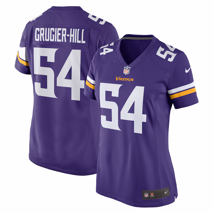 Women's Minnesota Vikings Kamu Grugier-Hill Nike  Purple Game Jersey