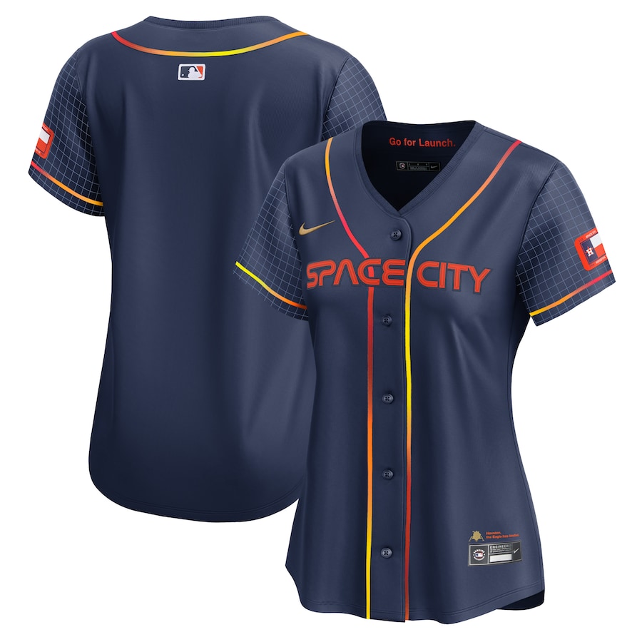 Women's Houston Astros  Nike Navy City Connect Limited Jersey