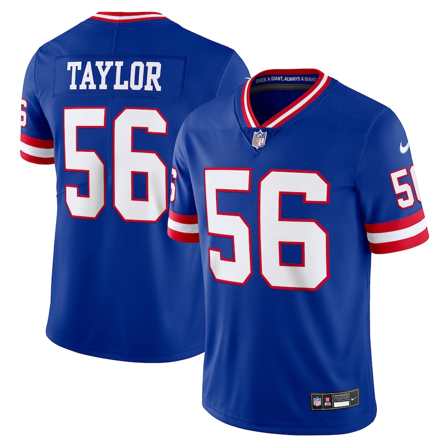 Men's New York Giants Lawrence Taylor Nike Royal Alternate Vapor Untouchable Limited Jersey
